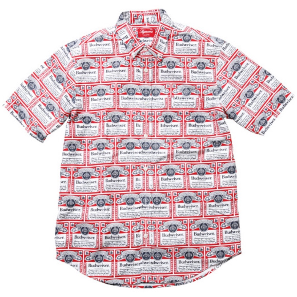 Supreme x Budweiser Short Sleeve Pocket Polo Tee